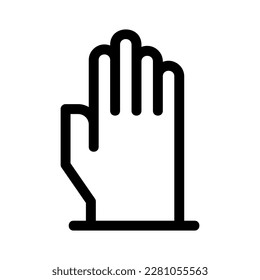 hand icon or logo isolated sign symbol vector illustration - high quality black style vector icons
