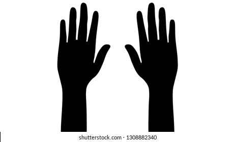Hand icon. Hand logo vector design