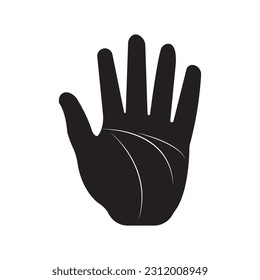 hand icon logo vector design template