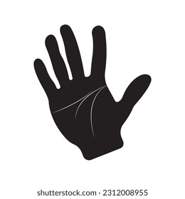 hand icon logo vector design template