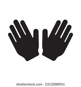 hand icon logo vector design template