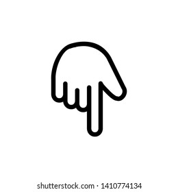 Hand icon logo vector illustration.