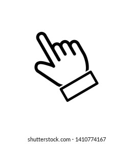 Hand icon logo vector illustration.