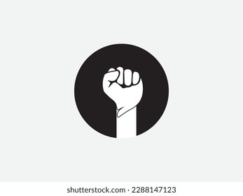 A hand icon make with vector arts
