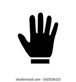 hand icon on white background