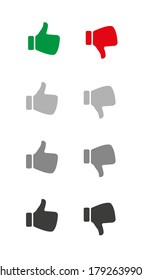 icono de mano en fondo blanco