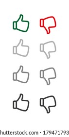 hand icon on white background