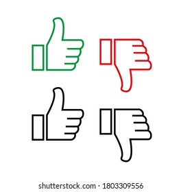 hand icon on white background