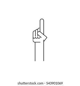 hand icon pointer. vector
