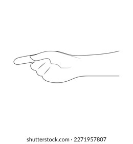 Illustrationsdesign mit Handzeichen