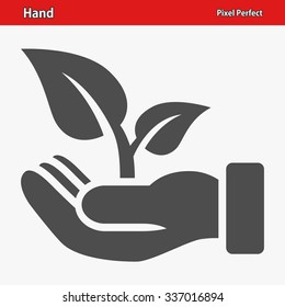 Hand Icon. Professional, pixel perfect icon optimized for both large and small resolutions. EPS 8 format.