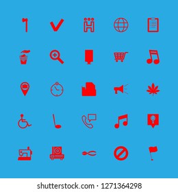 hand icon set about chronometer, wheelchair, sewing machine and video player vector set