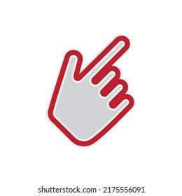 Hand icon set. hand vector icon, palm