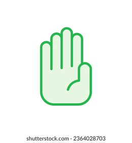 Hand icon set. hand vector icon, palm,click