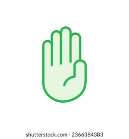 Hand icon set. hand vector icon, palm,click