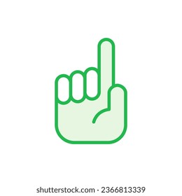 Conjunto de iconos de mano. icono del vector de mano, palma, clic