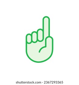 Hand icon set. hand vector icon, palm,click