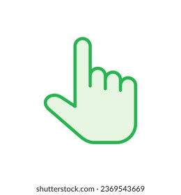 Hand icon set. hand vector icon, palm,click