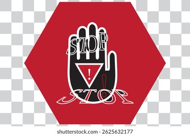 Hand icon set, hand vector sign, palm, stop hand concept eps 10