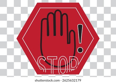 Hand icon set, hand vector sign, palm, stop hand concept eps 10