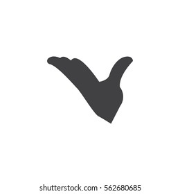 hand icon. sign design