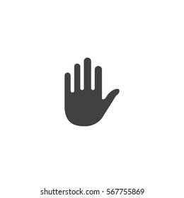 hand icon. sign design
