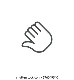 hand icon. sign design