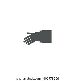hand icon. sign design