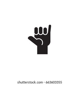 hand icon. sign design
