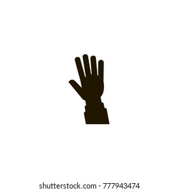 hand icon. sign design