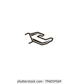 hand icon. sign design
