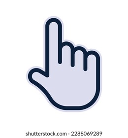 Hand icon. sign for mobile concept and web design. vector illustration