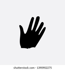 hand icon sign signifier vector