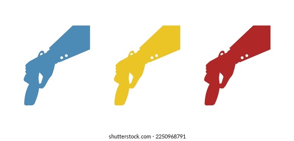 hand icon, with spatula, cooking concept, vector illustration