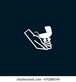 hand icon, stroller