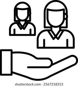 Hand Icon Symbol Art Sign