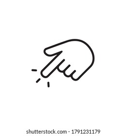 Hand Icon In Trendy Design Vector Eps 10