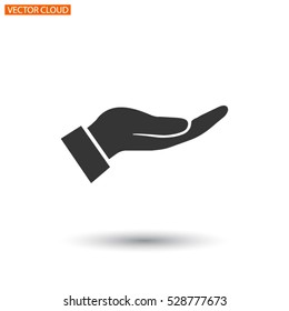Hand icon vector . 10 EPS