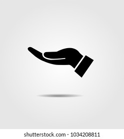 Hand icon vector.