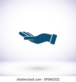 Hand icon vector