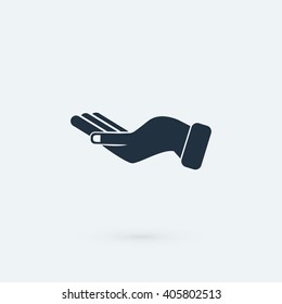 Hand icon vector