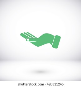 Hand icon vector