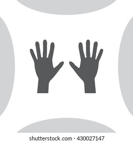 Hand icon vector