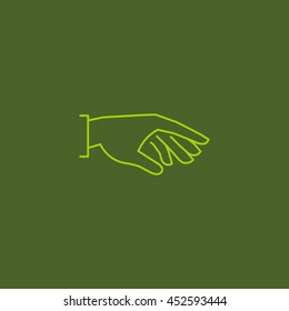 Hand icon Vector.