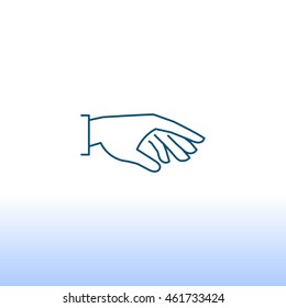 Hand icon Vector.