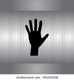 Hand icon vector