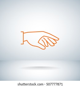 Hand icon Vector.