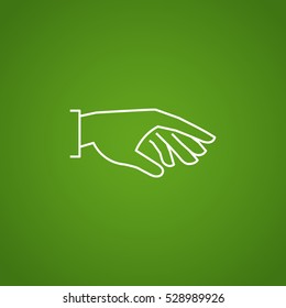 Hand icon Vector.