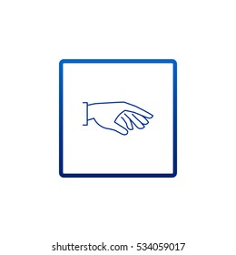 Hand icon Vector.