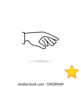 Hand icon Vector.